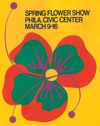 1969 Philadelphia Flower Show. Poster
