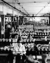 Lycoming Rubber Company employees in the shoemaking room