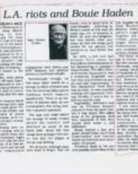 Monsignor Charles Owen Rice Articles on Racism
