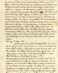 Handwritten Journal of John Blair Linn's Trip to Gettysburg Battlefield, Page 2