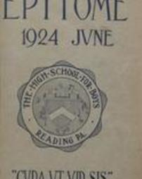 Epitome, Boys High School, Reading, PA (1924 Jun)