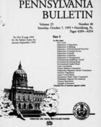Pennsylvania bulletin Vol. 25 pages 4209-4354