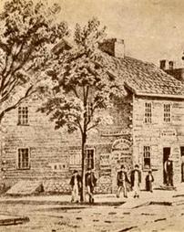 Russell Inn, first house in Williamsport