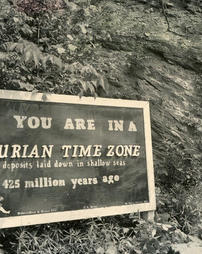 "Silurian Time Zone" sign