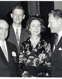 Miriam with the Rockefellers at IAPA in 1961