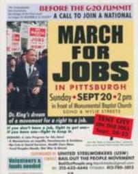 March for Jobs in Pittsburgh 2009