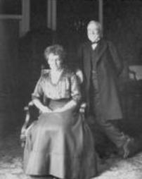 Portrait of Andrew and Louise Carnegie