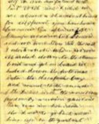 Letter from James Graham to his father, September 16 and 17, 1864