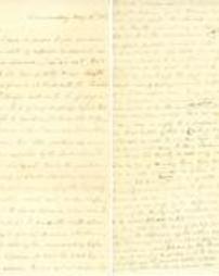 1866-05-02 Handwritten letter from Benjamin S. Schneck to his brother-in-law, Henry Keller
