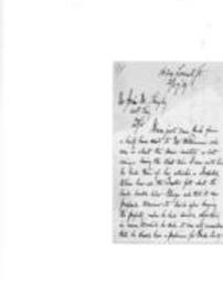 Lemuel Coffin letter,1889, number 2