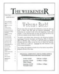 The Weekender Volume 19 Issue 1 2005