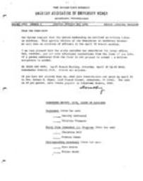 American Association of University Women - Johnstown Branch Newsletters  1986