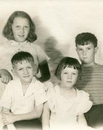 Four children of Victor and Cecile Nelson Grotta, 1948