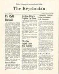 The Keystonian Vol. 35, No. 14 Friday Febuary 9, 1968