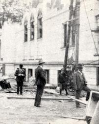 Construction of James V. Brown Library