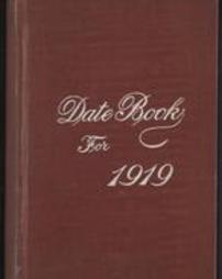 Winifred Maynard: Datebook for 1919