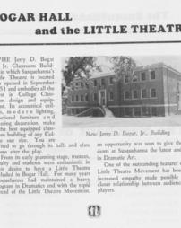 Bogar Hall and the Little Theatre