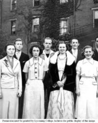 Cast of the 1936 Commencement Play