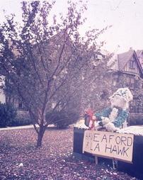 Wilkes College - Chase Hall (exterior) Homecoming Display POST Hurricane Agnes Flood