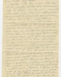 Anna V. Blough letter to Father and Mother, date unknown
