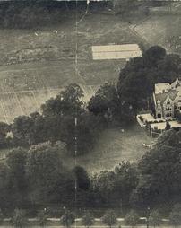 Aerial view of the Mansion, 1929