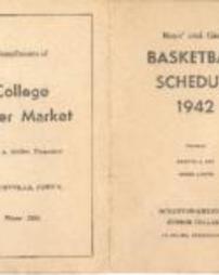 Boys and Girls Basketball Schedule 1942