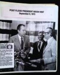 Francis J. Michelini Post Flood President Nixon Visit Scrapbook, 1972 September 9th