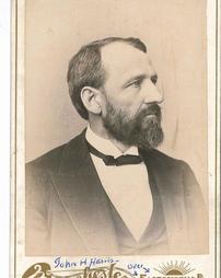 John H. Harris, Ph.D., 1869-1889
