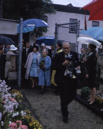 Demonstration Garden. Mrs. Lyndon Johnson Visit