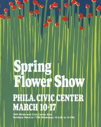 1968 Philadelphia Flower Show. Poster