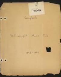 Williamsport Music Club Scrapbook: 1945-1946