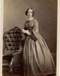 B&W Photograph of Mary Linn Peters Coryell