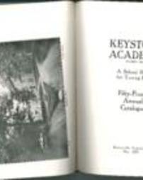 Keystone Academy 54th Annual Catalogue May 1923