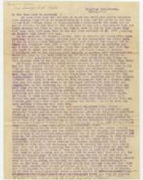 Anna V. Blough letter for Orange Twp. people, Nov. 4, 1913
