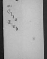 Year Book of the Clio Club of Williamsport, Pa., 1920-21