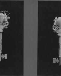 Silver gilt key used in opening Carnegie public library, Burntisland, 18th September, 1907