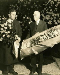 1933 Philadelphia Flower Show. Flowers for Eleanor Roosevelt