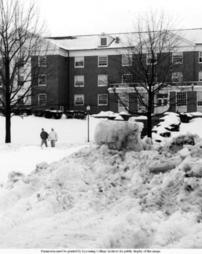 Wesley Hall Following a Snowstorm