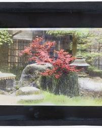 Japan. [Japanese garden detail]