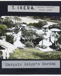 Japan. Tokyo. Marquis Saigo's Garden