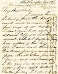 1862-11-18 Letter from P. Benner Wilson to his brothers, William and Frank Wilson