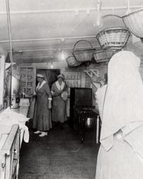 Red Cross kitchen workers at canteen