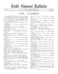 Alumni Bulletin, May 1943