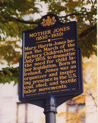 Mother Jones Historical Marker Photograph