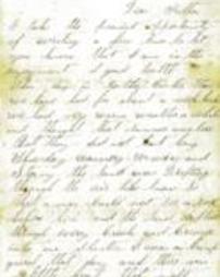 Letter from James Graham, Jr. to his father, March 25, [1865?]