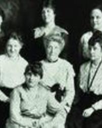 1916 Jane Leonard with Members of the Young Women's Christian Association
