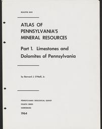 Atlas of Pennsylvania's mineral resources