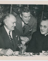 Monsignor Charles Owen Rice Seated Dinner Photograph