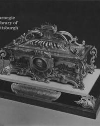Silver gilt casket enclosing Freedom of Wigan, England, May 29th, 1909