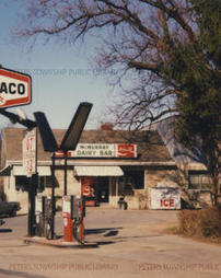 McMurray Dairy Bar and gas pumps.